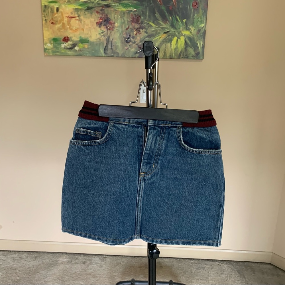 CARMAR DENIM MINI SKIRT